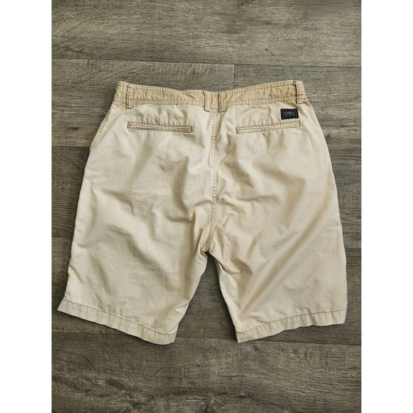 OBEY Khaki Button Shorts Size 34 - Picture 2 of 4